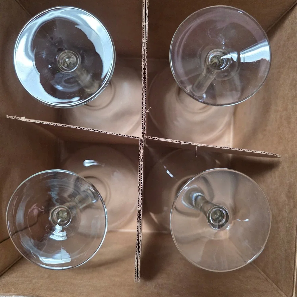 Libbey Mucho Margarita Glass Set 4pc 14.5oz Clear Glass Stemmed Barware Cocktail